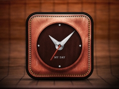 iOS钟表图标