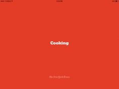 NYT Cooking美食应用iPad界面设计