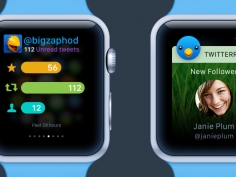 Twitterrific for Apple Watch UI设计