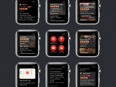 Yelp for Apple Watch UI设计
