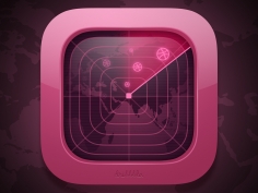 雷达iOS应用图标